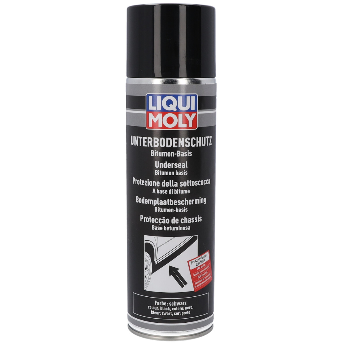 Unterbodenschutz schwarz Bitumenbasis Spraydose 500ml
