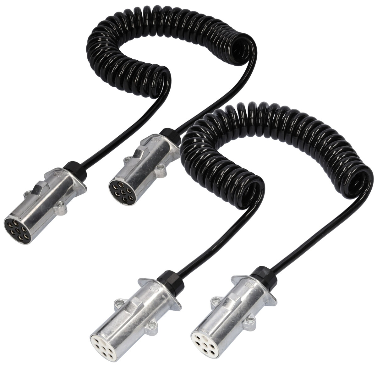 2x Elektrowendel 24V 7-Pol ISO 1185 Typ N und ISO 3731 Typ S