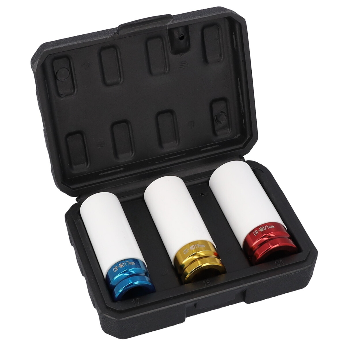 Steckschlüsselnuss 3-tlg. Satz 1/2" 6-kant