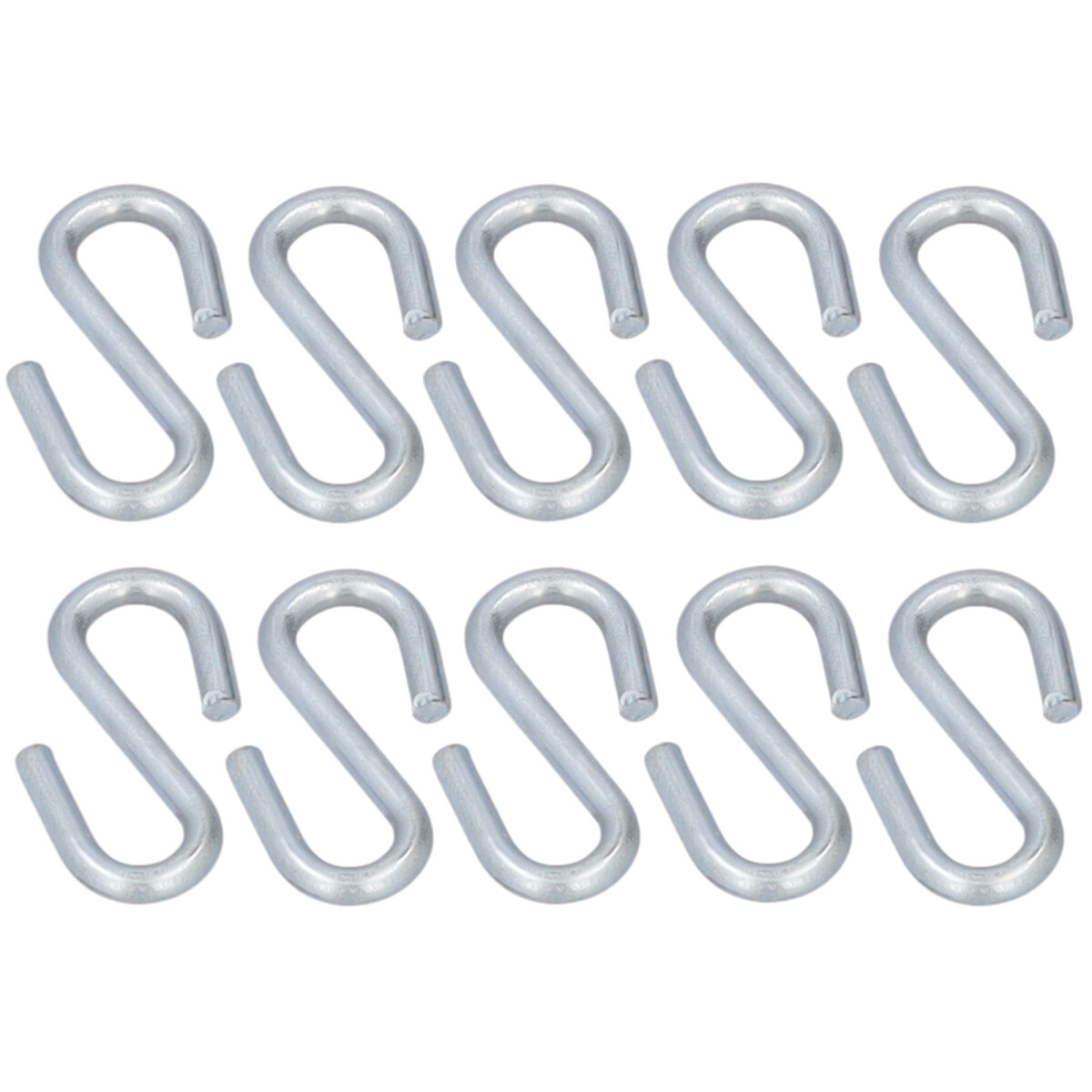 10x S-Haken verzinkt 3.8x40mm