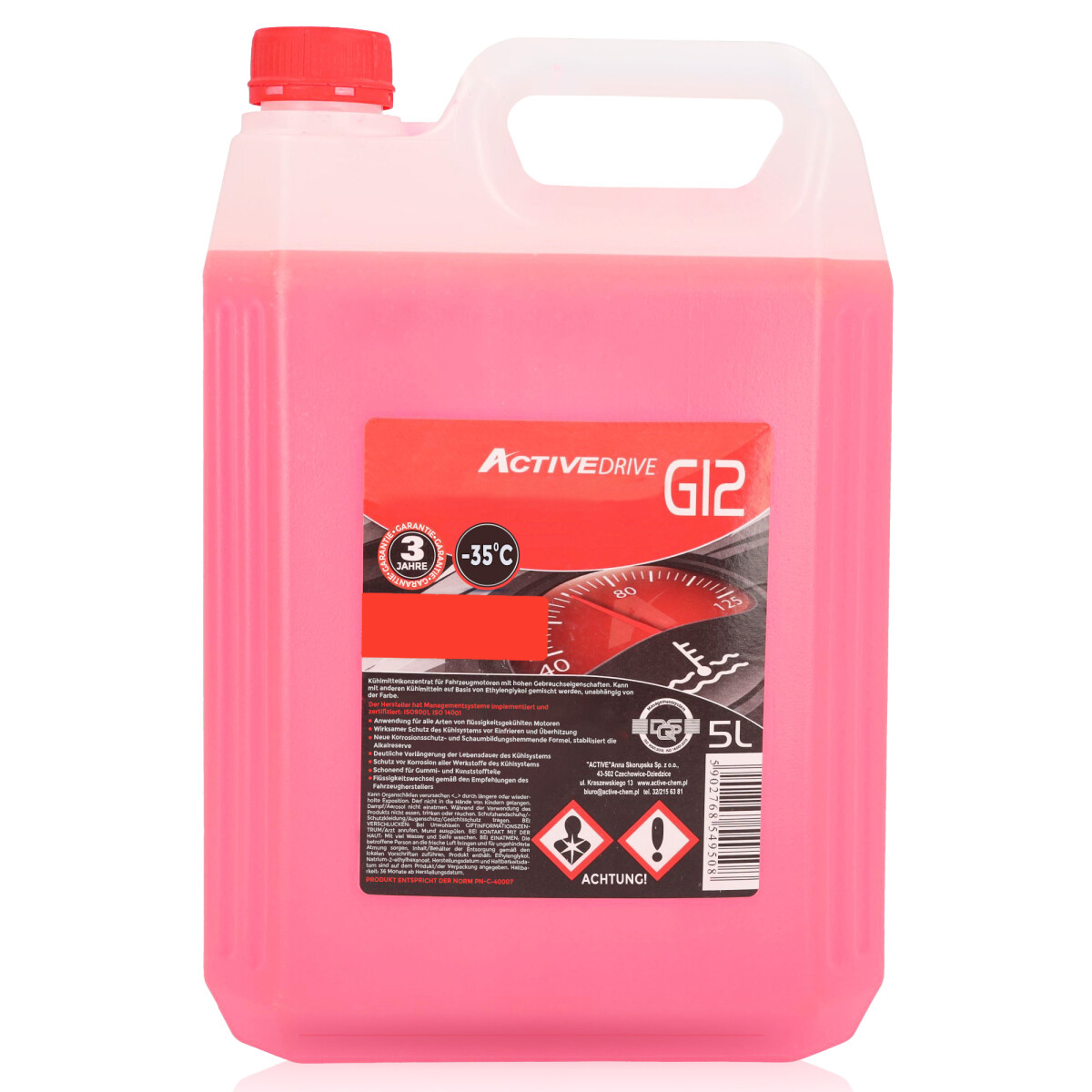 Kühlerfrostschutz G12 rot 5L -35°C