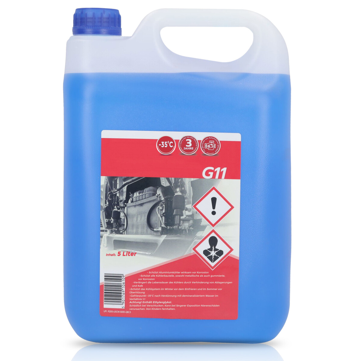 Kühlerfrostschutz G11 blau 5L -35°C