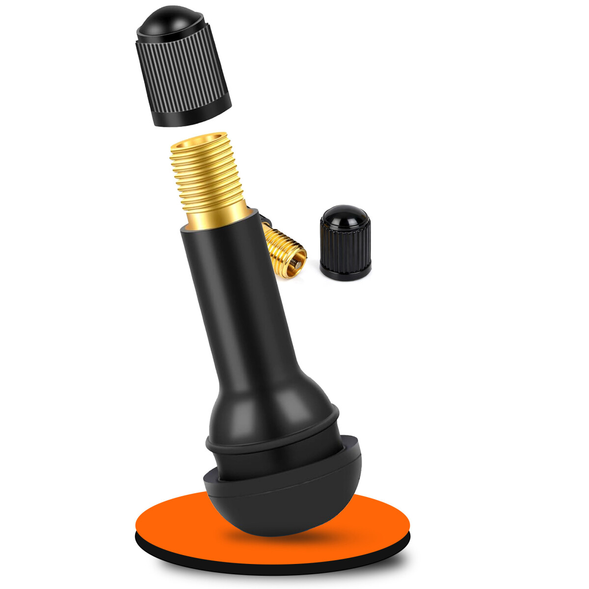 Reifenventil TR413 Gummi EPDM schwarz
