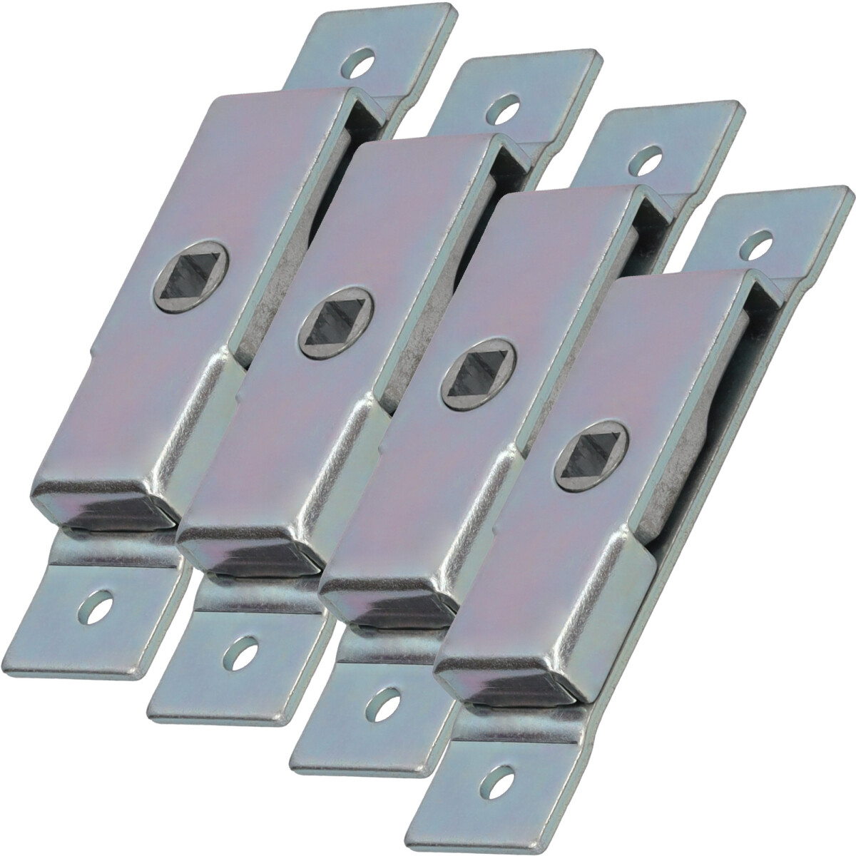 4x Zungenschloss 100x19mm verzinkt