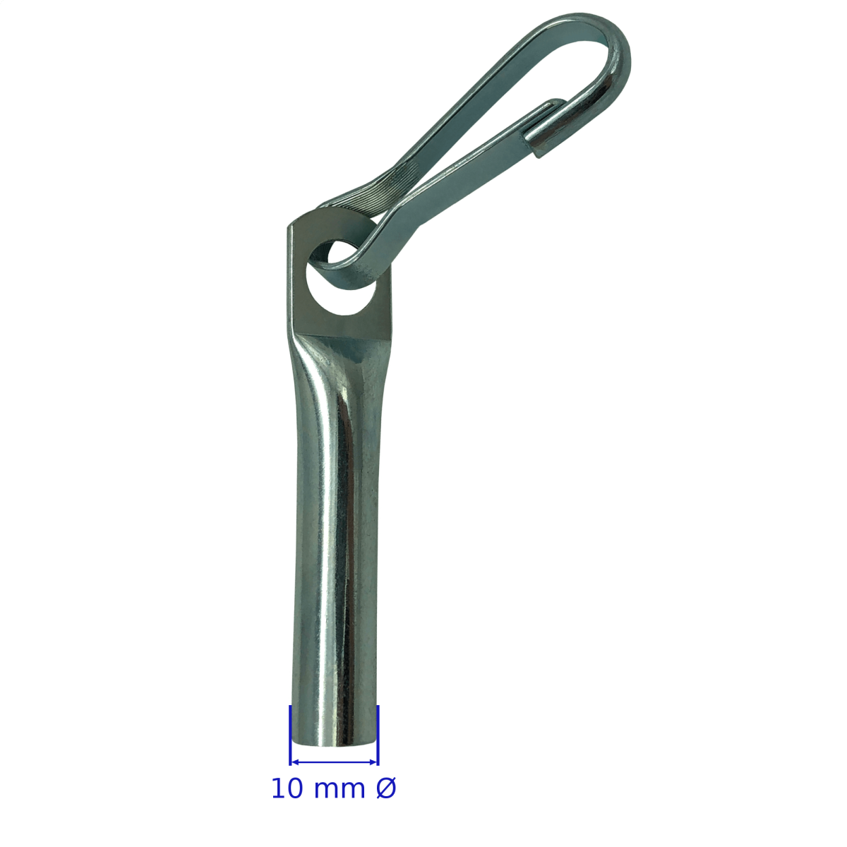 Seilendverschluss mit Simplexhaken 10mm Ø