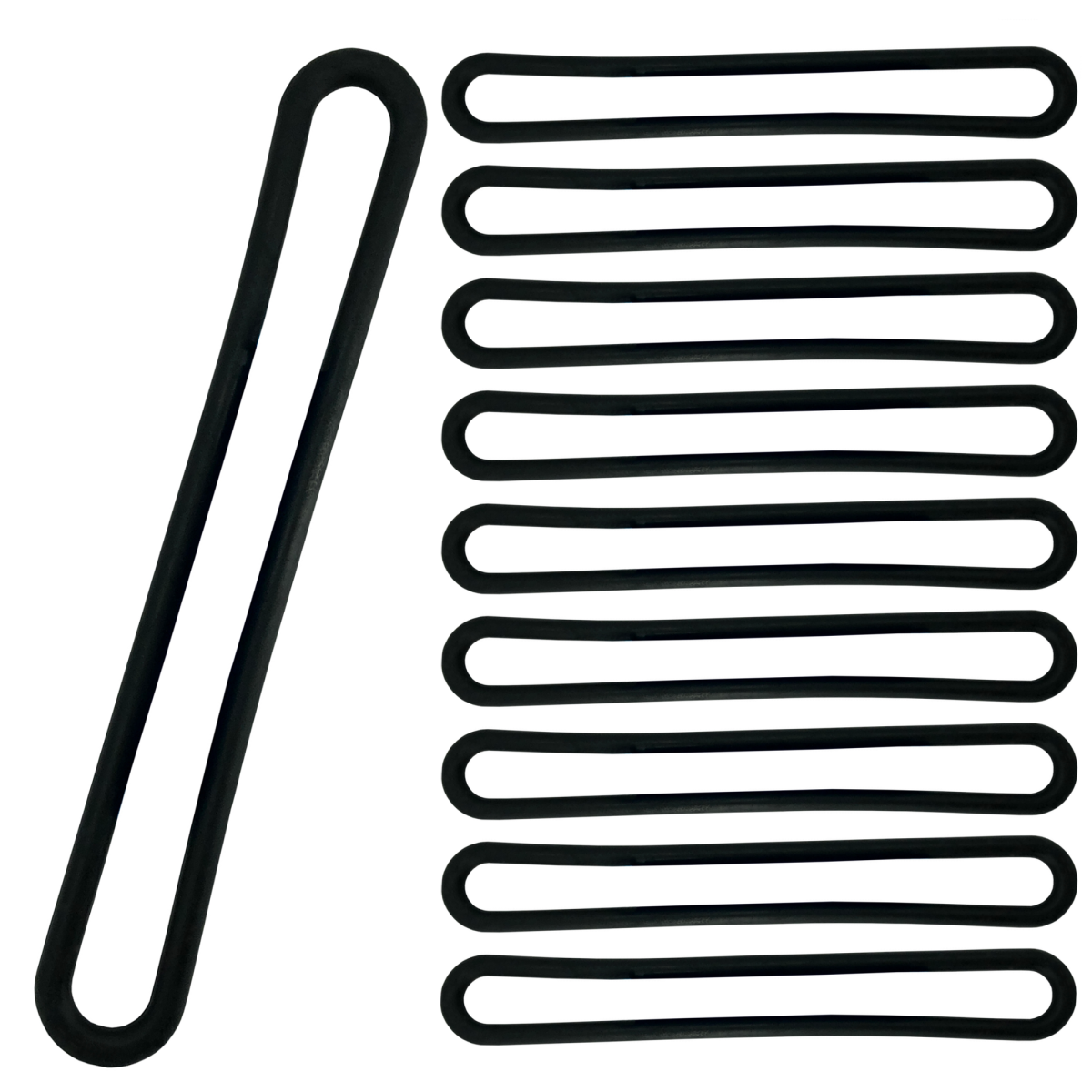 10x Spanngummi Spannring 400mm lang 8mm Ø