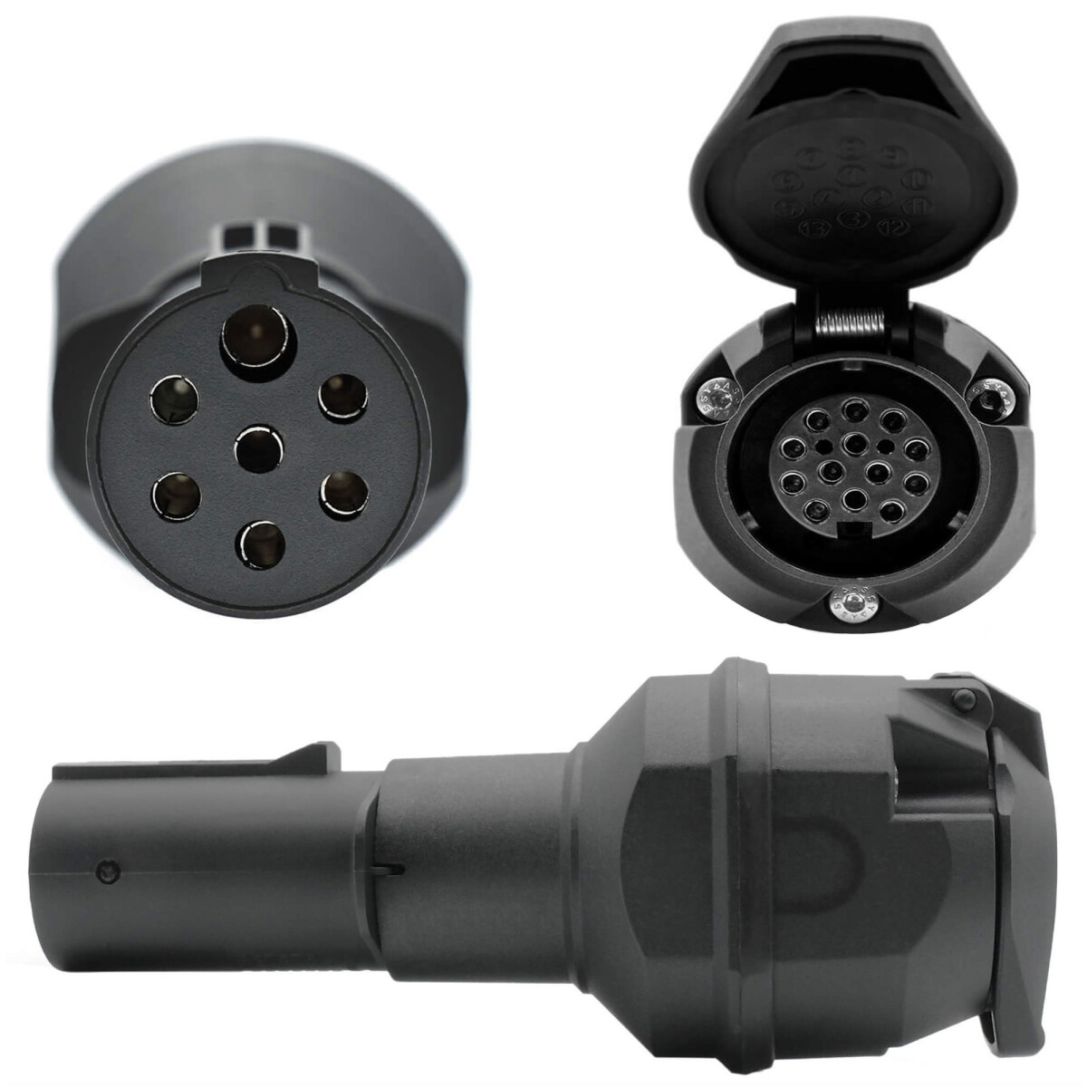 Spannungsreduzierer 7-pol 24V LKW auf 13-pol PKW