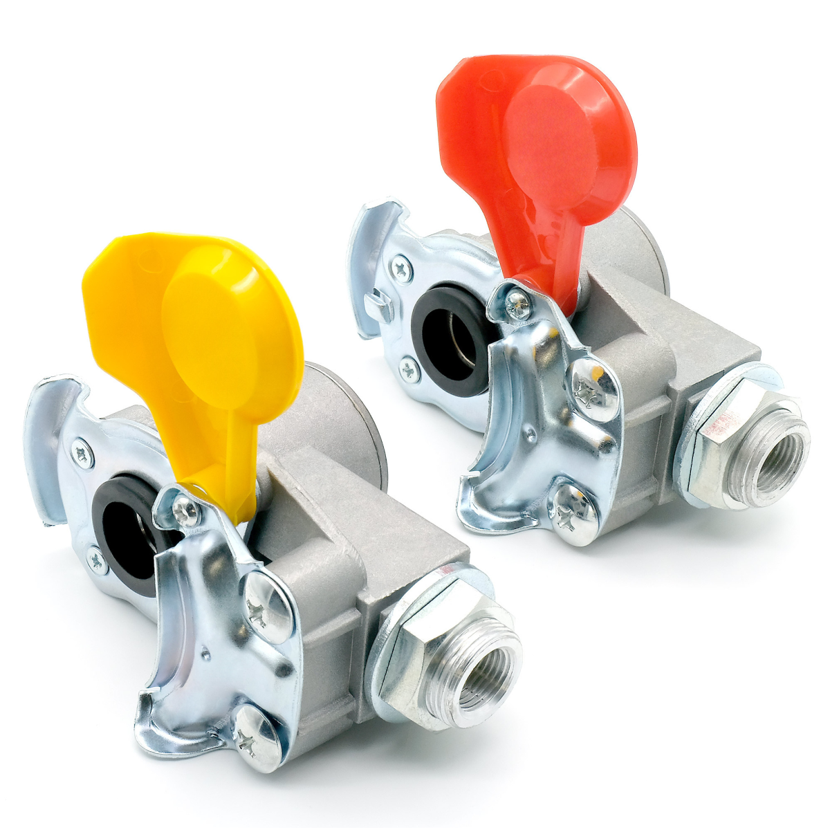 Kupplungskopf Rot + Gelb M16x1,5 IG M24 AG &...