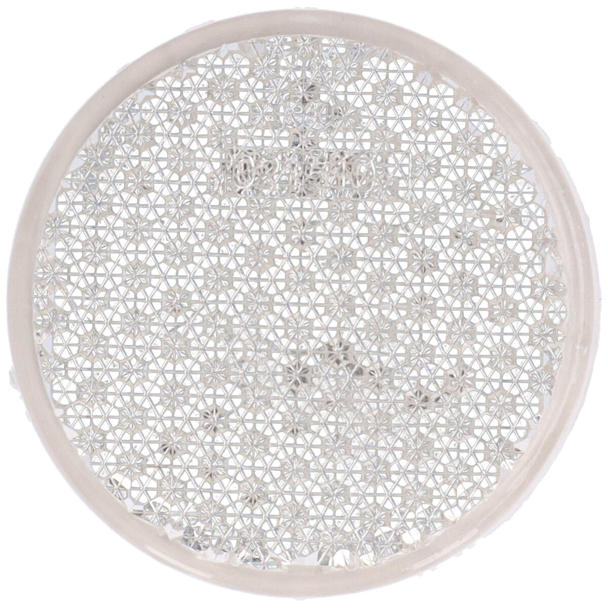 Rückstrahler Rund Weiß 60mm Ø mit Schraube