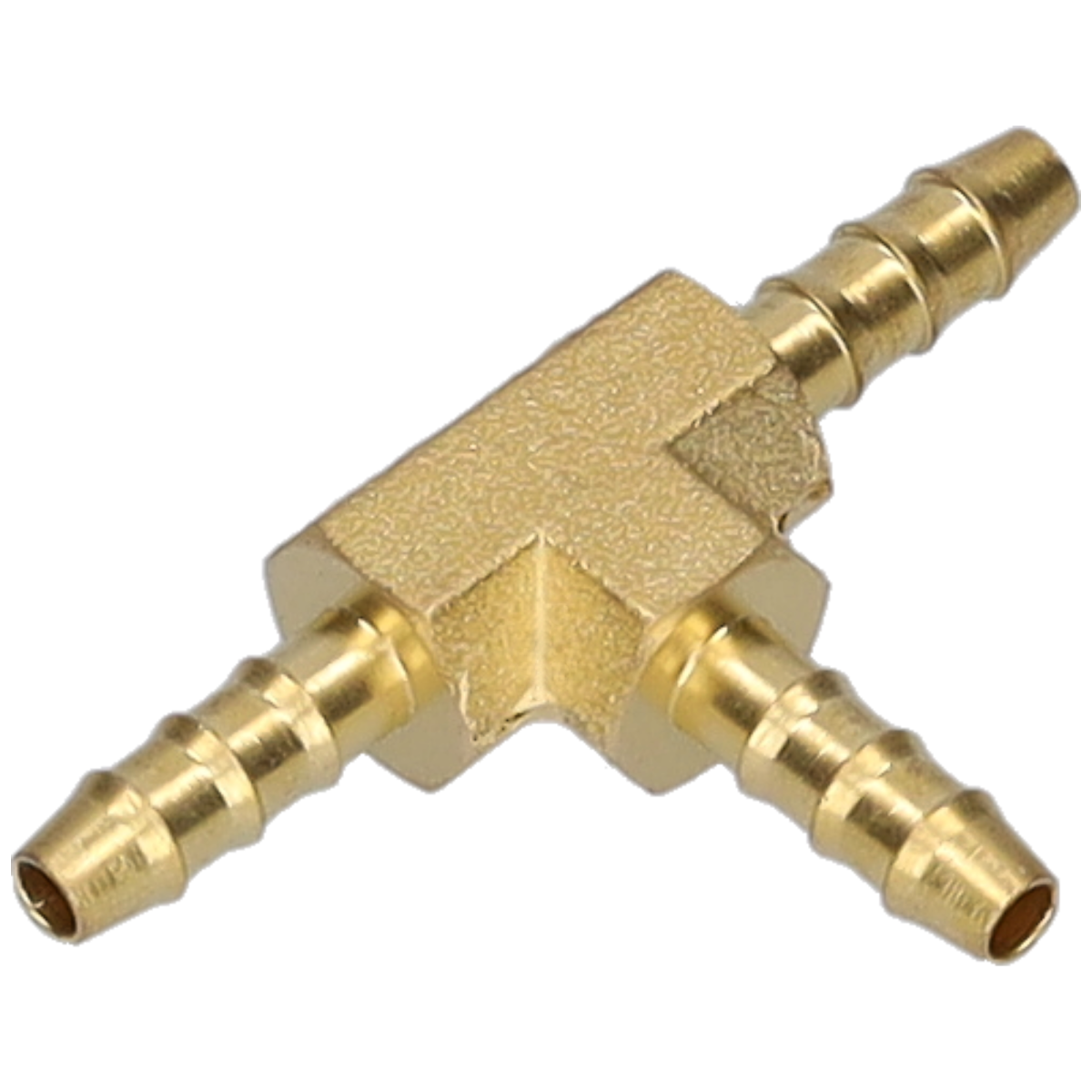 T-Stück Schlauchverbinder 4mm Ø Messing...