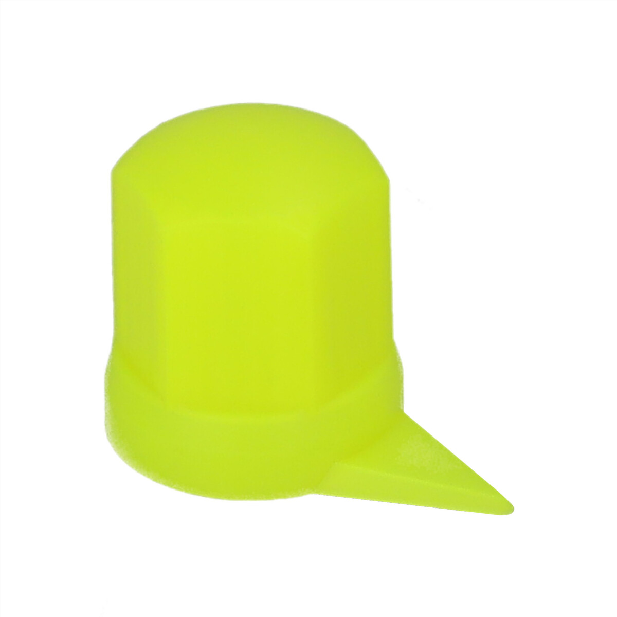 Radmutternabdeckung Neongelb mit Indikator 32mm