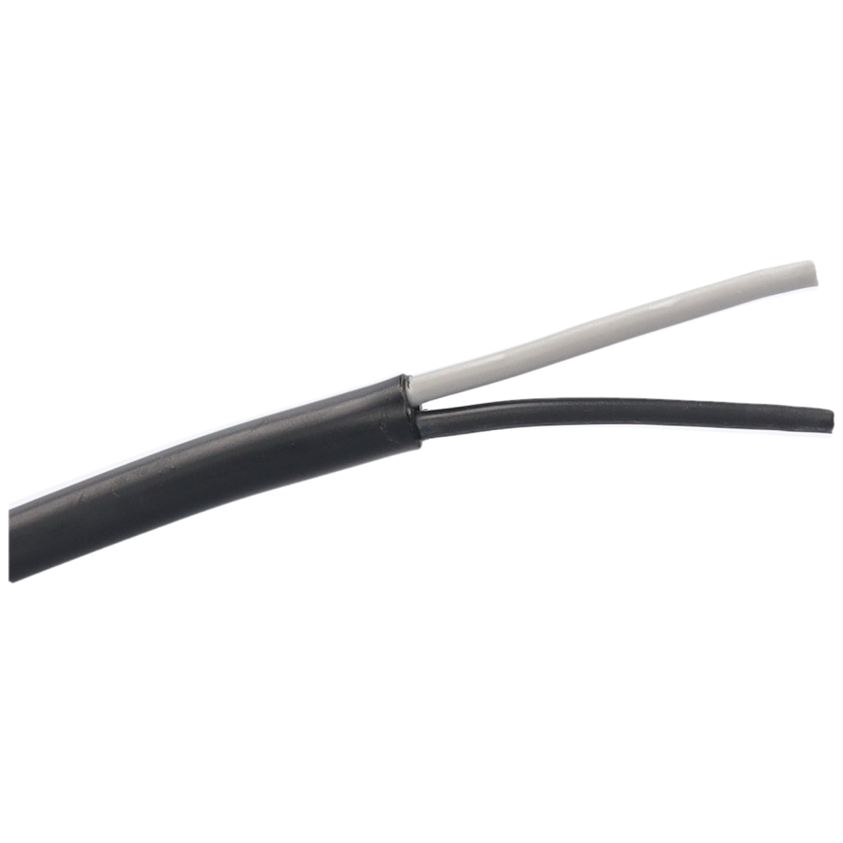 Elektroleitung 2-Polig 2x1,5mm² grau/schwarz