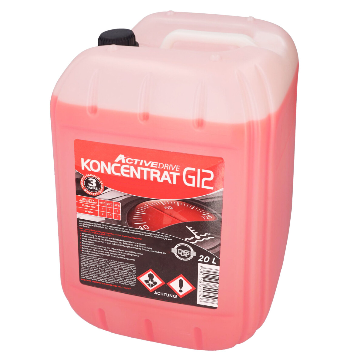 Kühlerfrostschutz G12 rot 20L Konzentrat