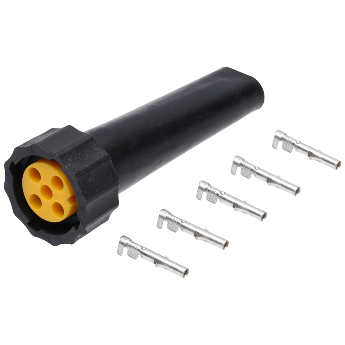 Bajonettstecker 5-Pol gelb