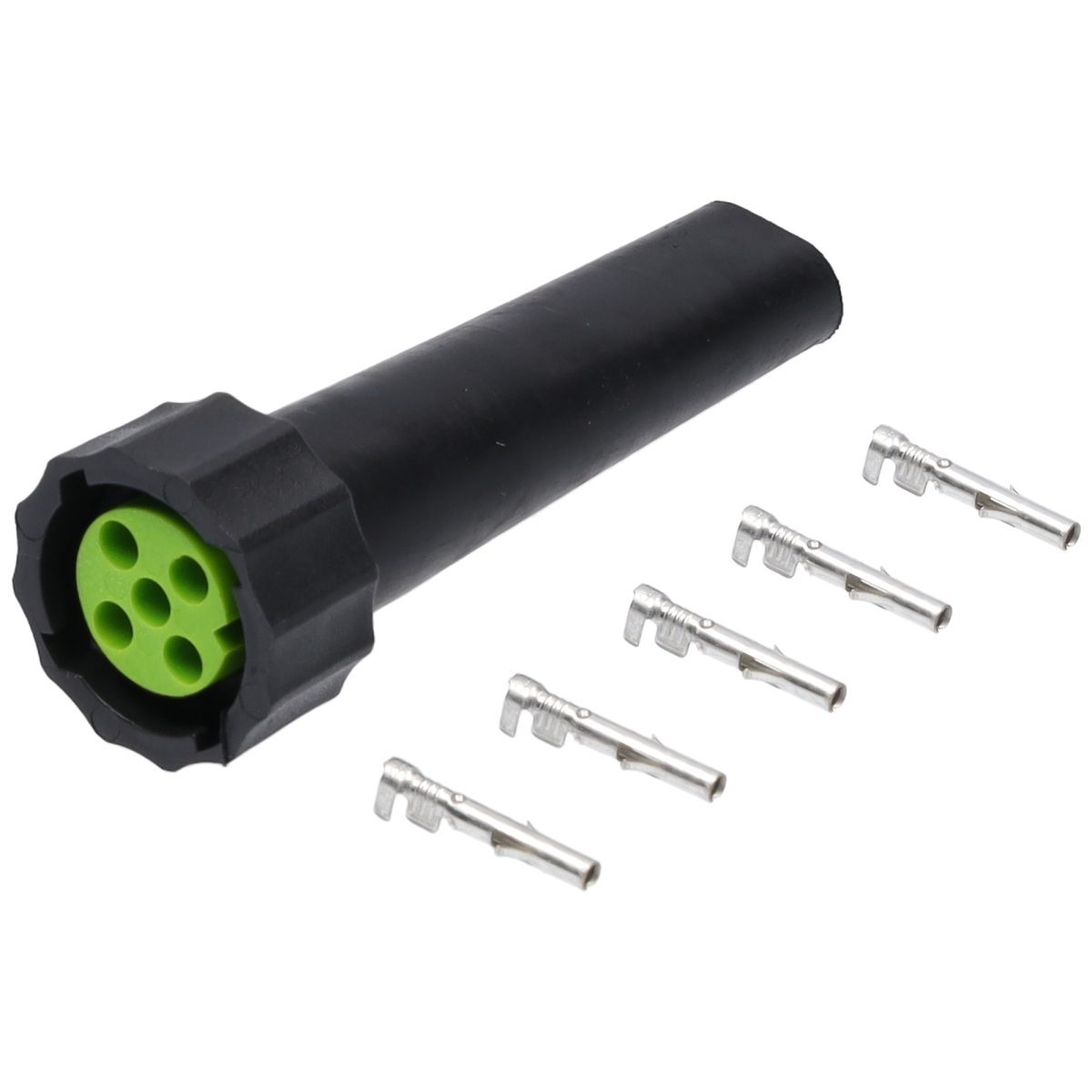 Bajonettstecker 5-Pol grün