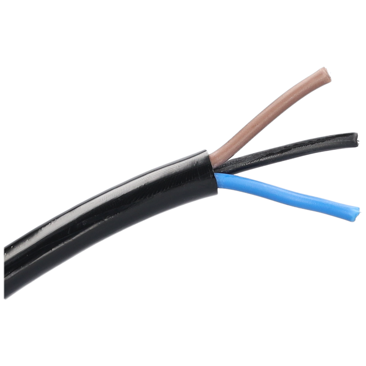 Elektroleitung 3-Polig 3x1.5mm² blau/braun/schwarz