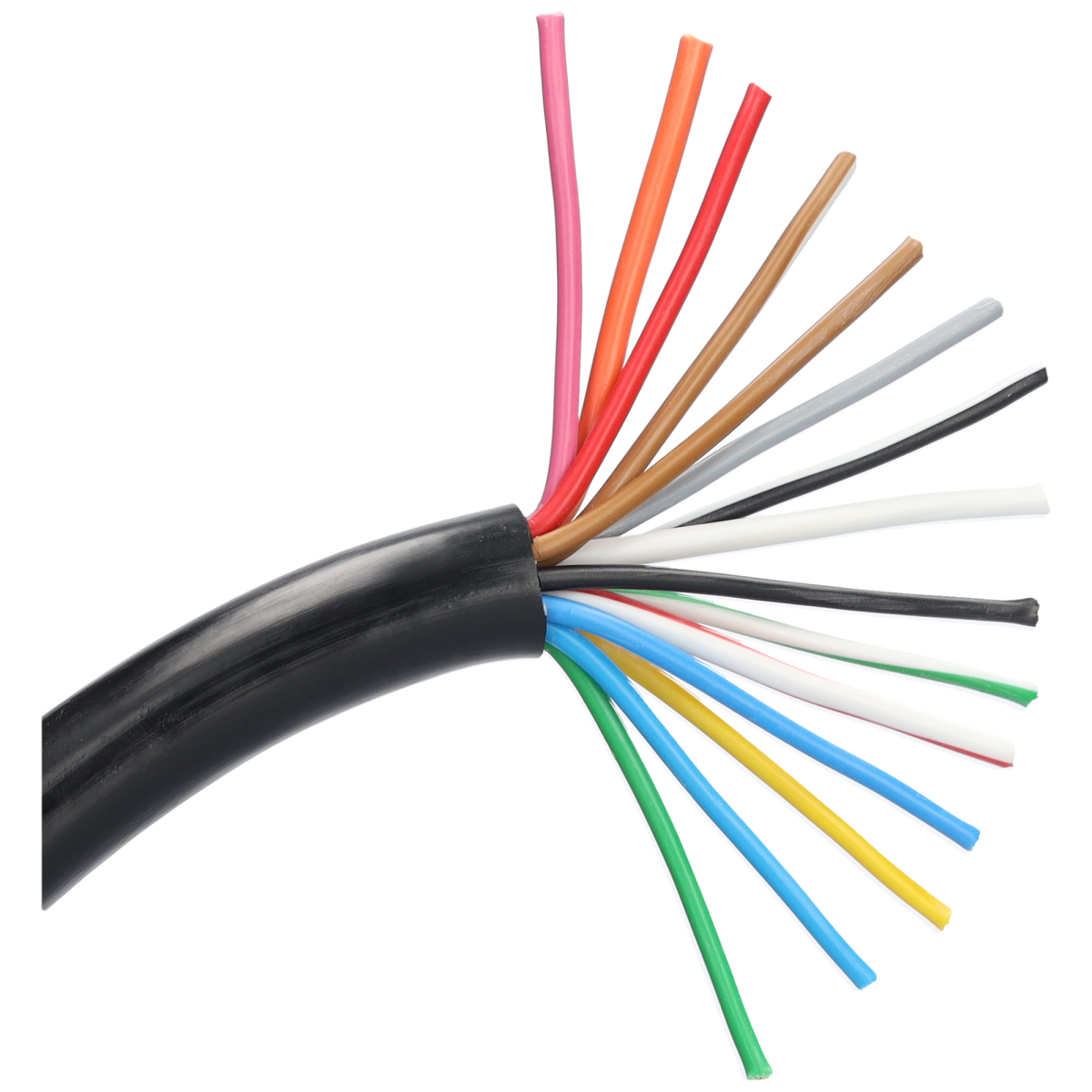 Elektroleitung 15-Polig 12x1.5mm² + 3x2.5mm²