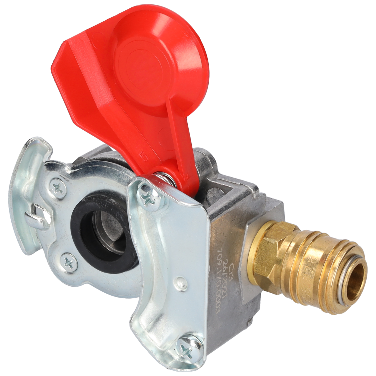 Kupplungskopf M16x1,5 Rot mit Schnellkupplung für...