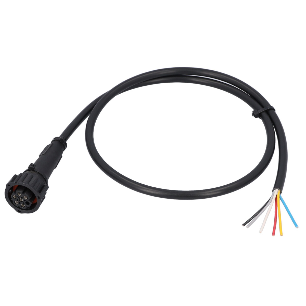 Anschlussstecker AMP 7pol mit 7x0,75mm Kabel 1m