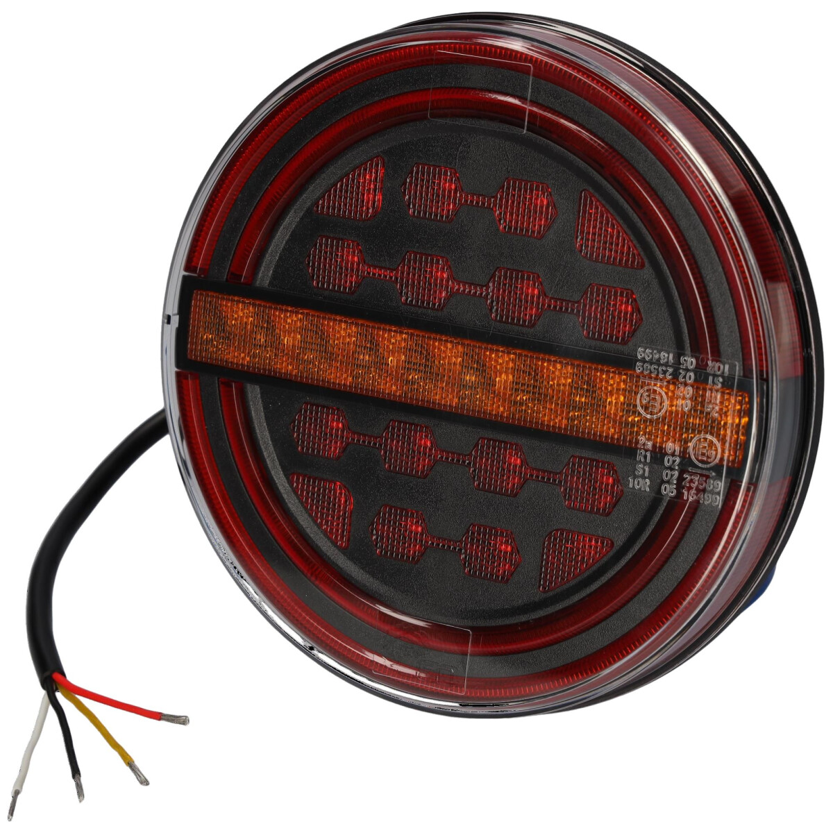 Heckleuchte 3-Kammerleuchte LED Rund links rechts 140mm...