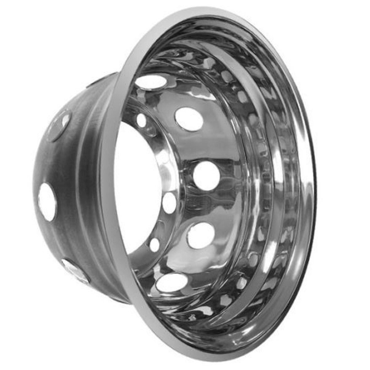 Radzierblende Chrom Radauskleidung hinten 22,5"