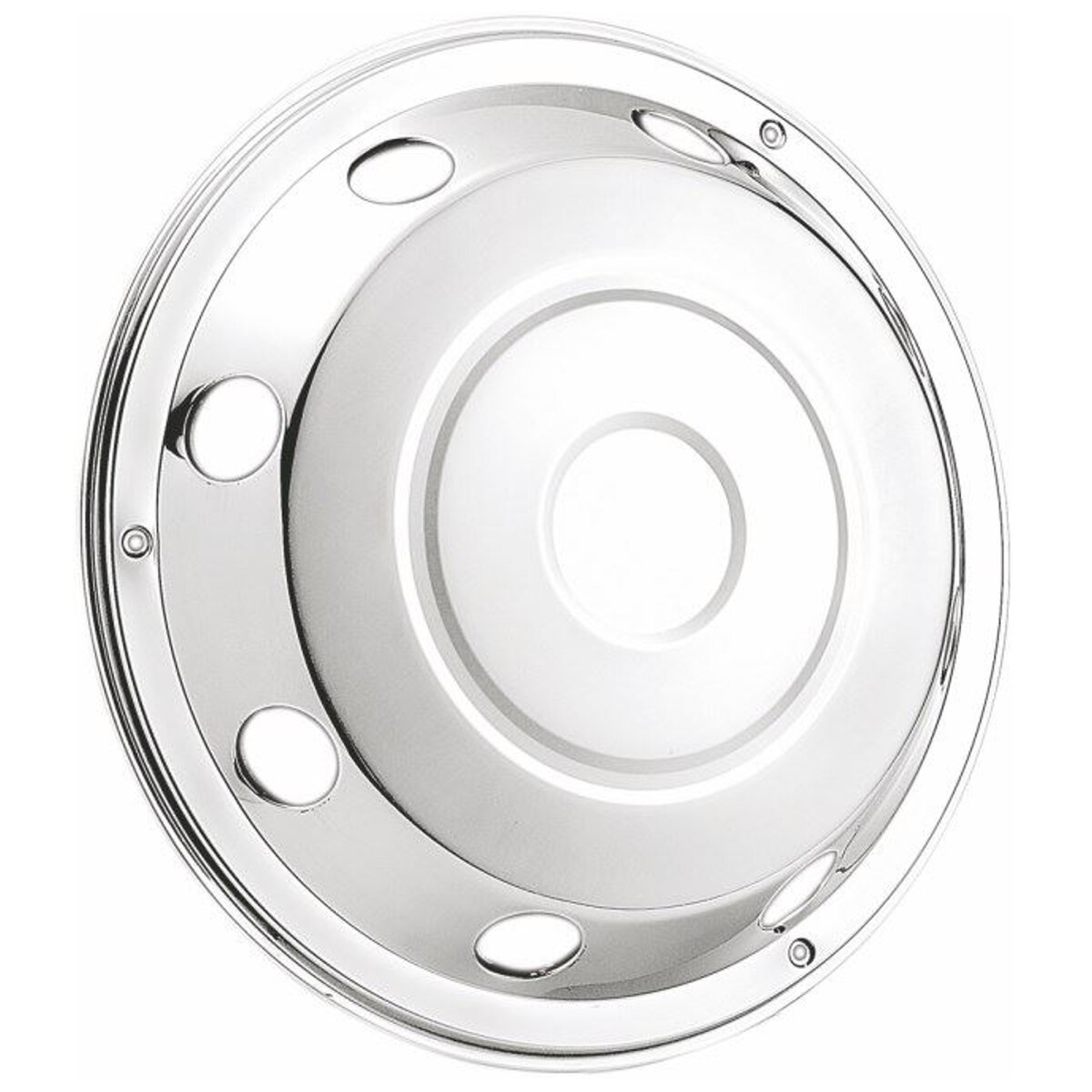 Radzierblende Chrom Edelstahl vorne 17,5"