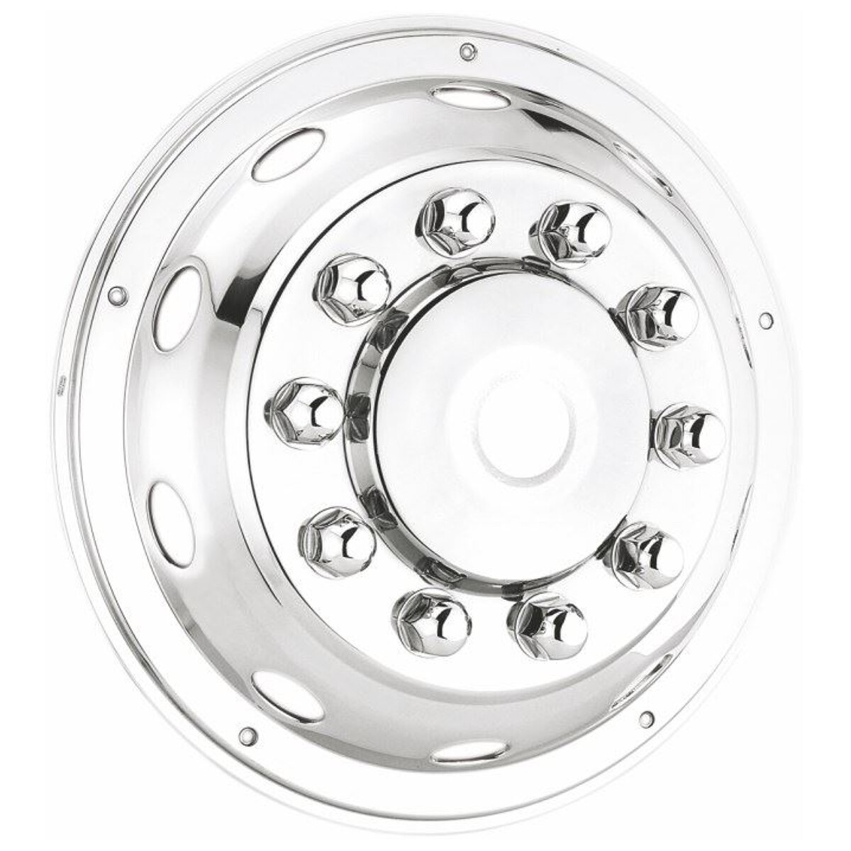 Radzierblende Chrom Edelstahl vorne 22,5"