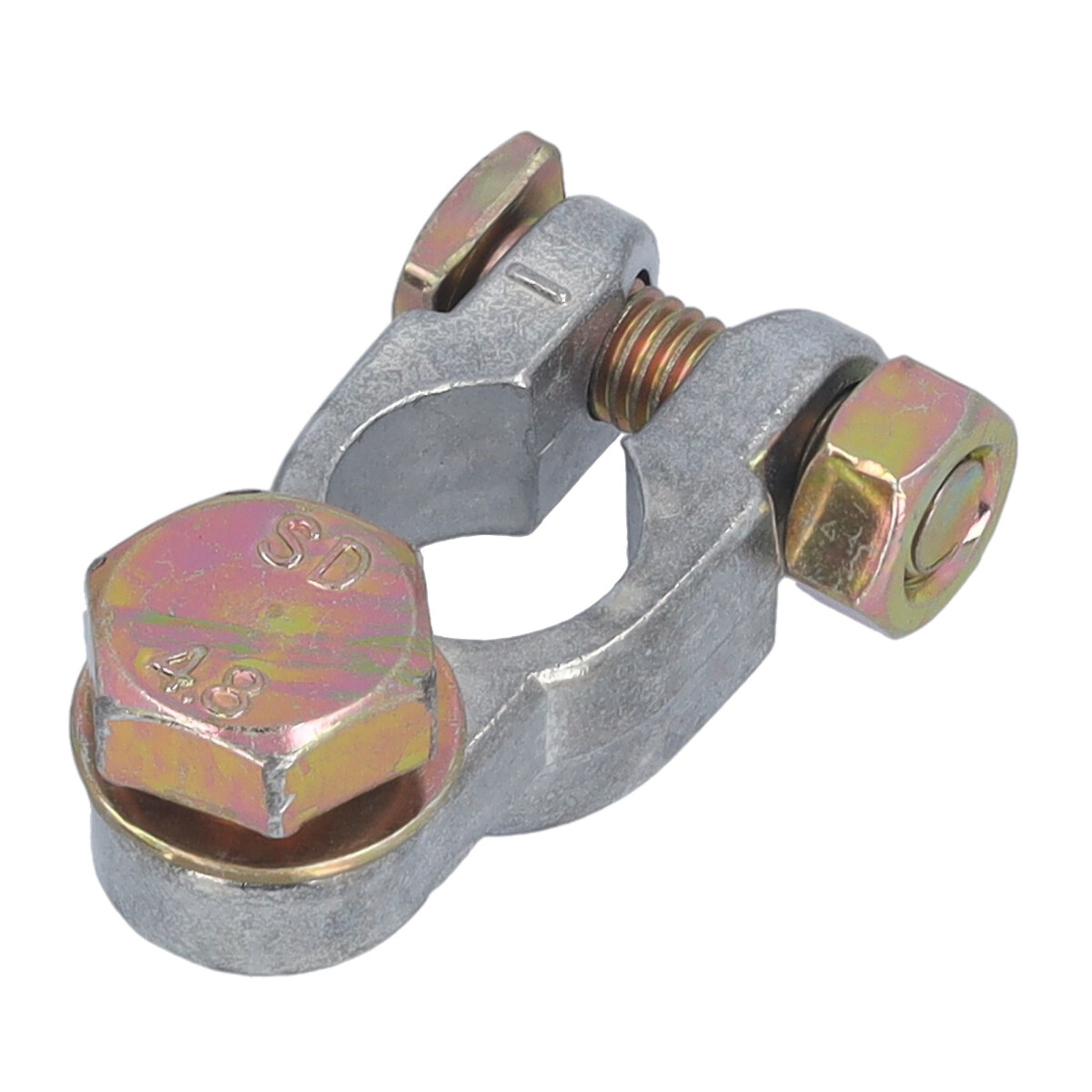 Batteriepolklemme (-) Minus-Pol mit Schraube