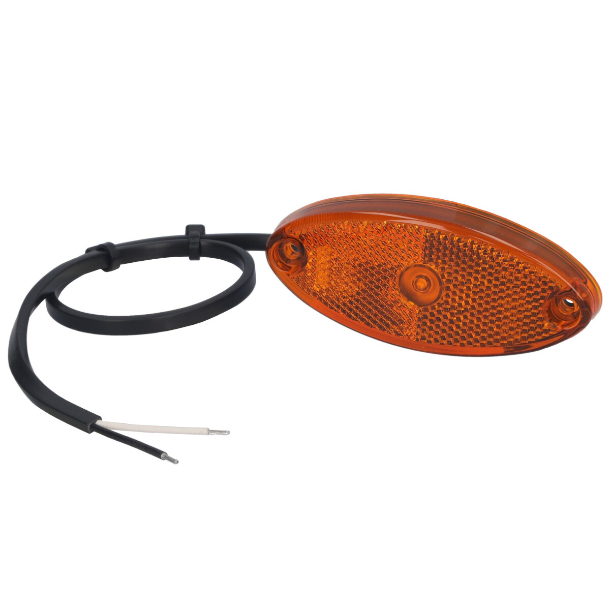 Seitenmarkierungsleuchte Oval LED orange ohne Halterung...