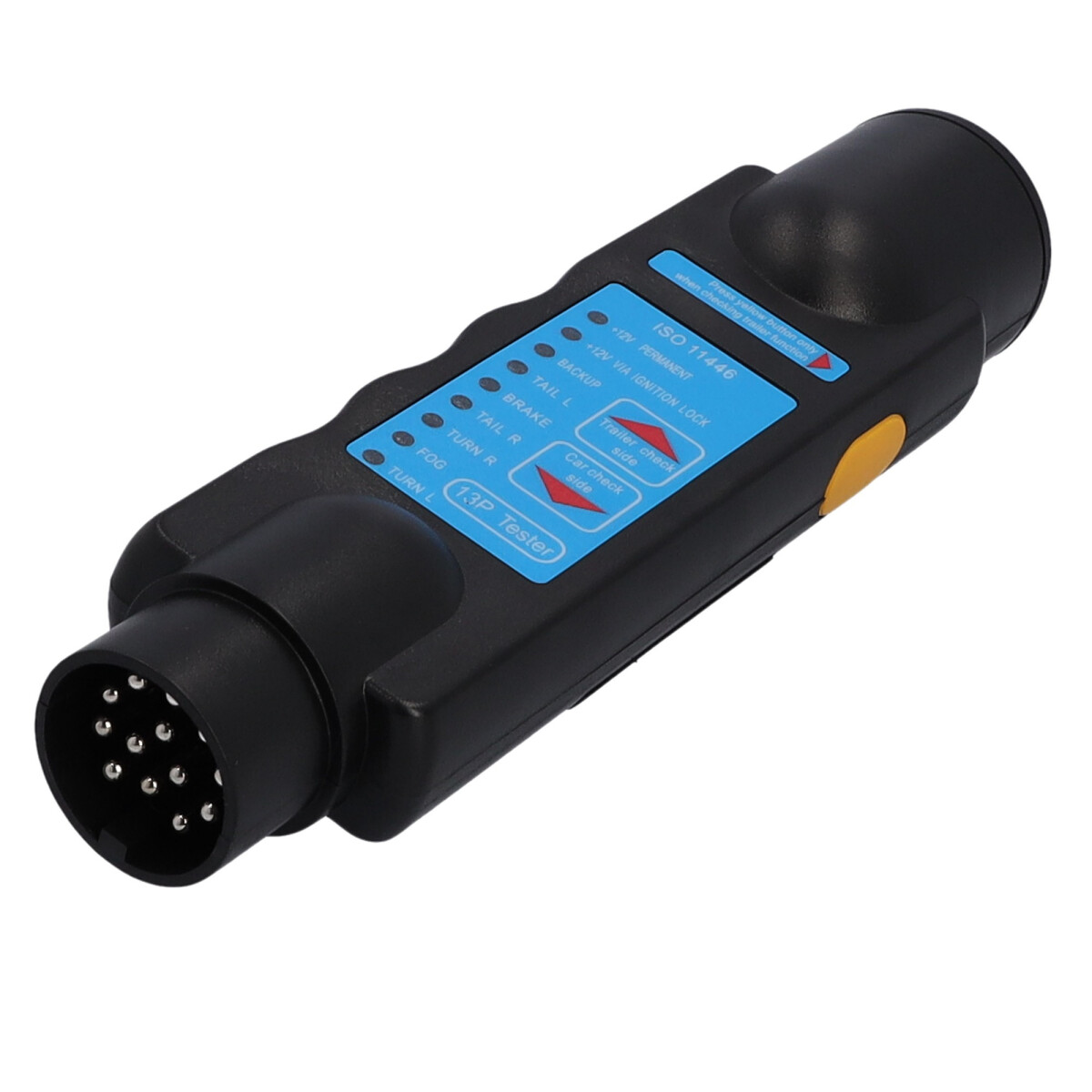12V 13pol Tester für Anhänger nach ISO 11446