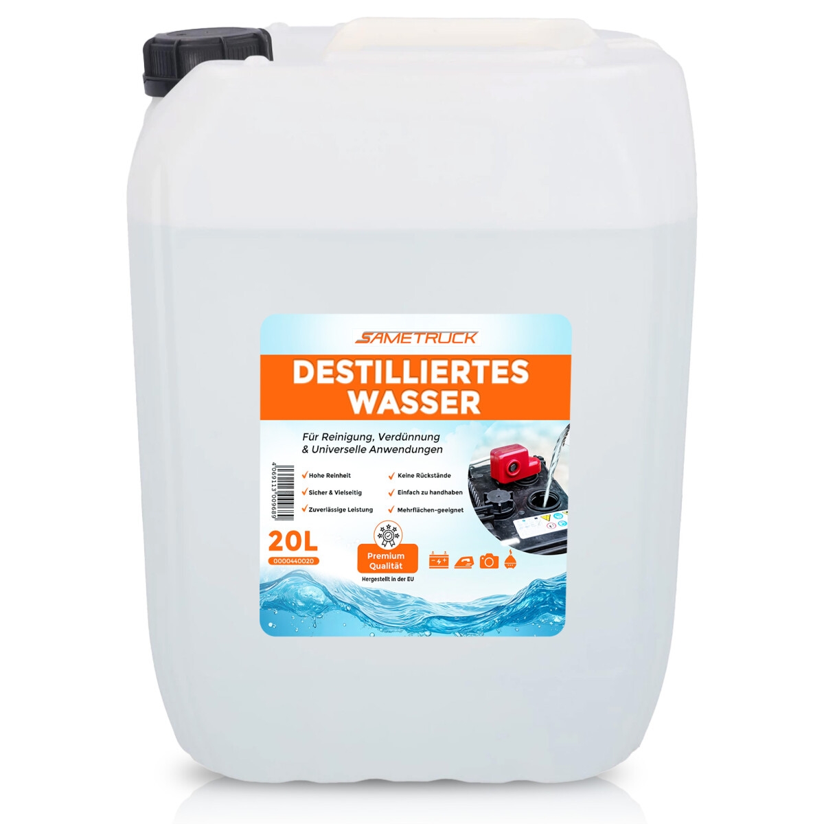 Destilliertes Wasser 20L Kanister entmineralisiert...
