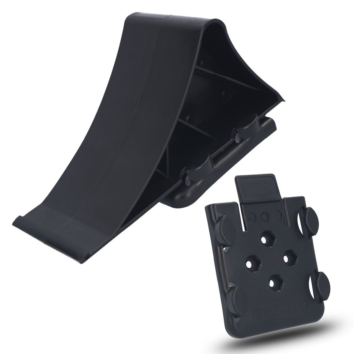 Unterlegkeil schwarz mit Halterung für PKW...