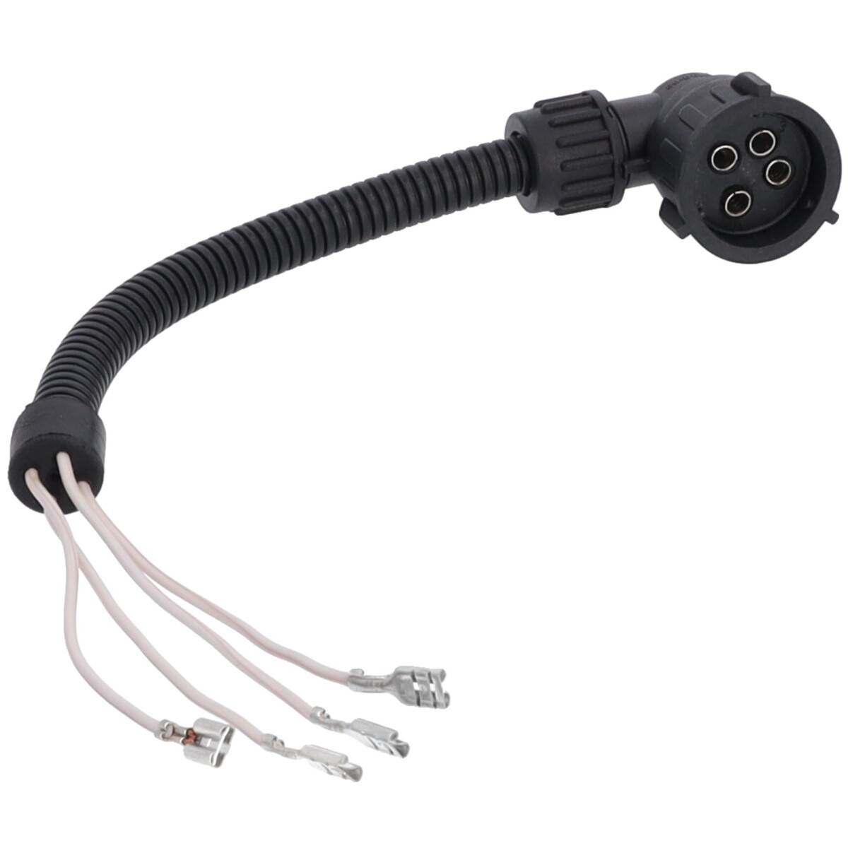 Anschlussstecker 4-Polig mit Kabel und Flachstecker 27mm