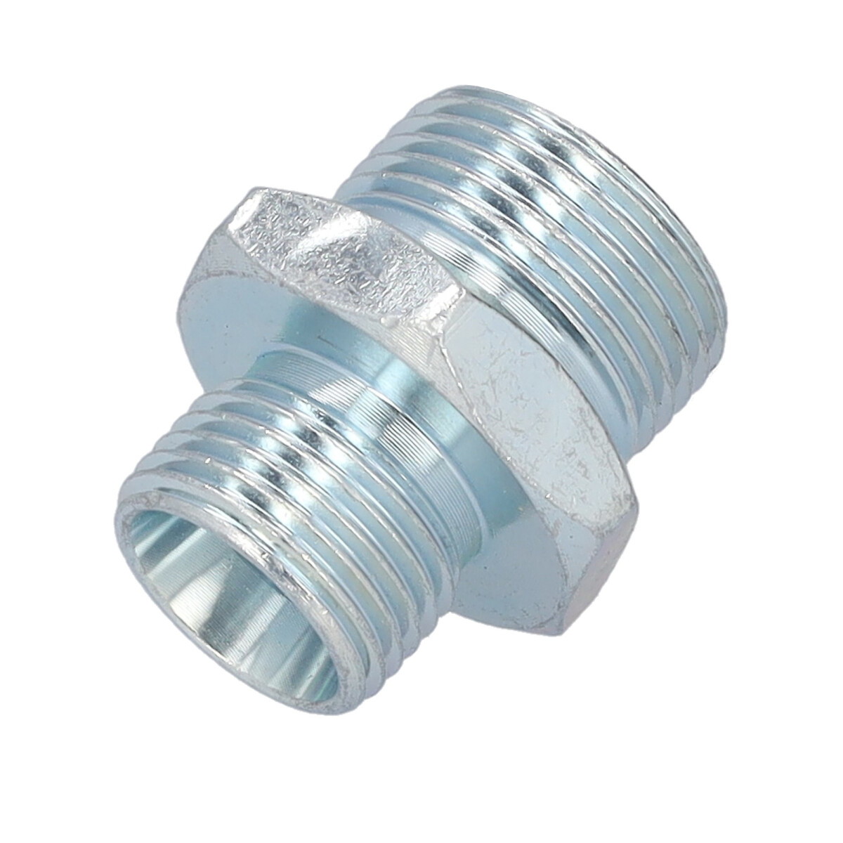 Doppelstutzen gerade M22x1,5 auf M18x1,5mm