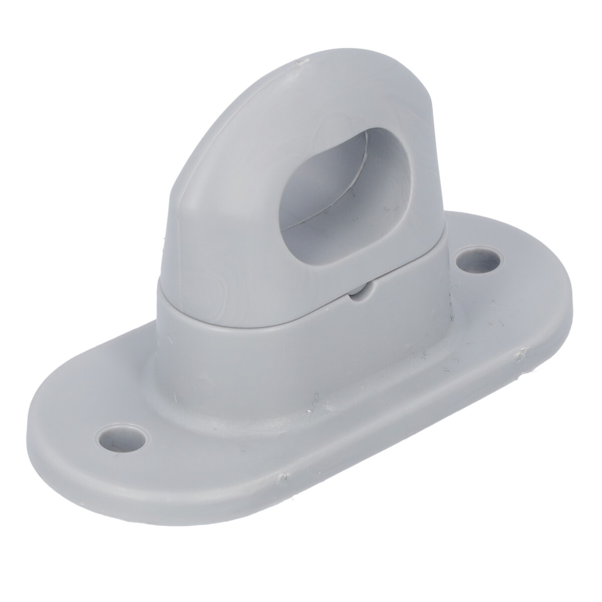 Drehverschluss Kunststoff grau für Ovalöse