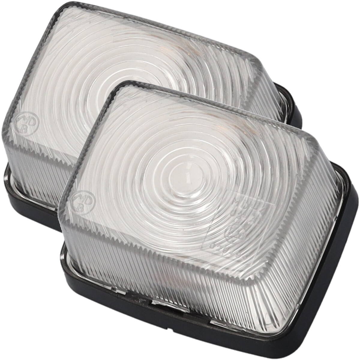 2x Positionsleuchte Weiß 12/24V