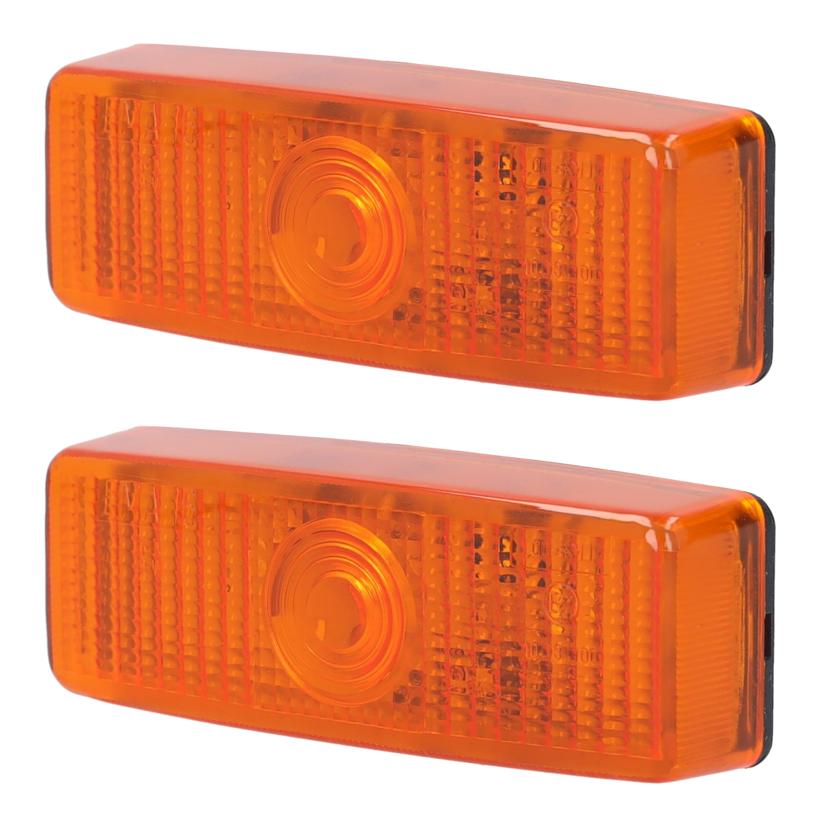 2x Seitenmarkierungsleuchte orange 12V 24V