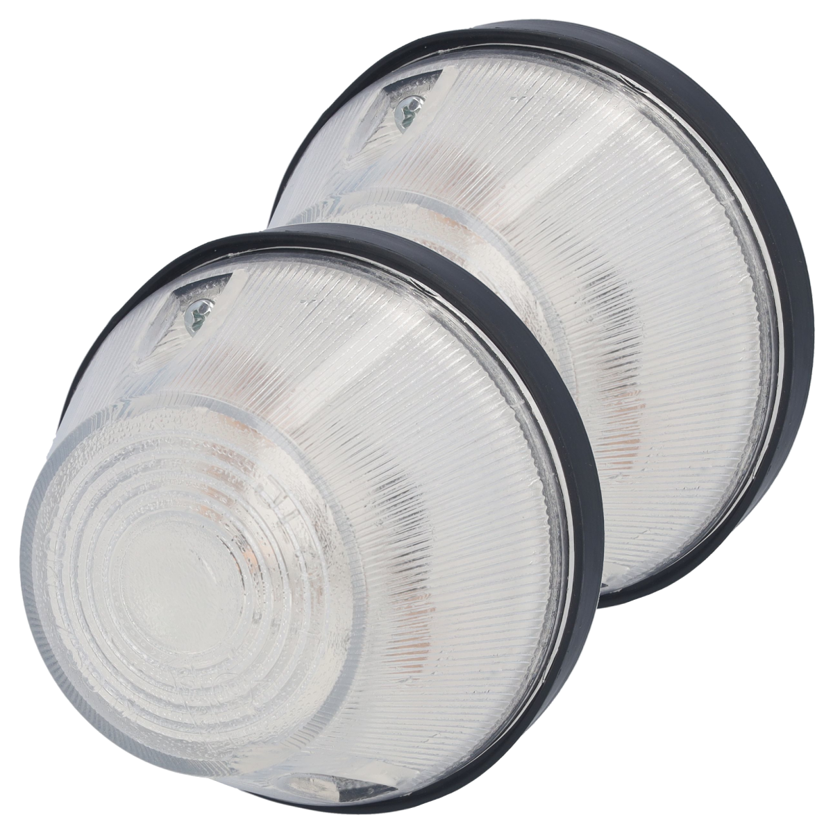 2x Positionsleuchte Rund weiß Halogen 12/24V